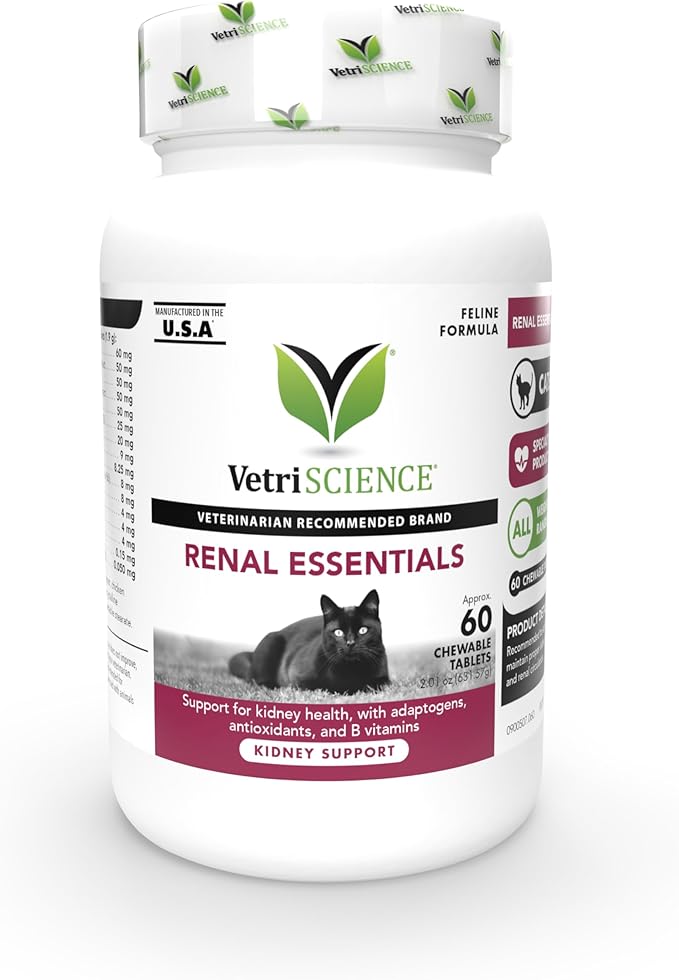 VETRISCIENCE Vetri-Science Laboratories Renal Essentials for Cats - 60 Count