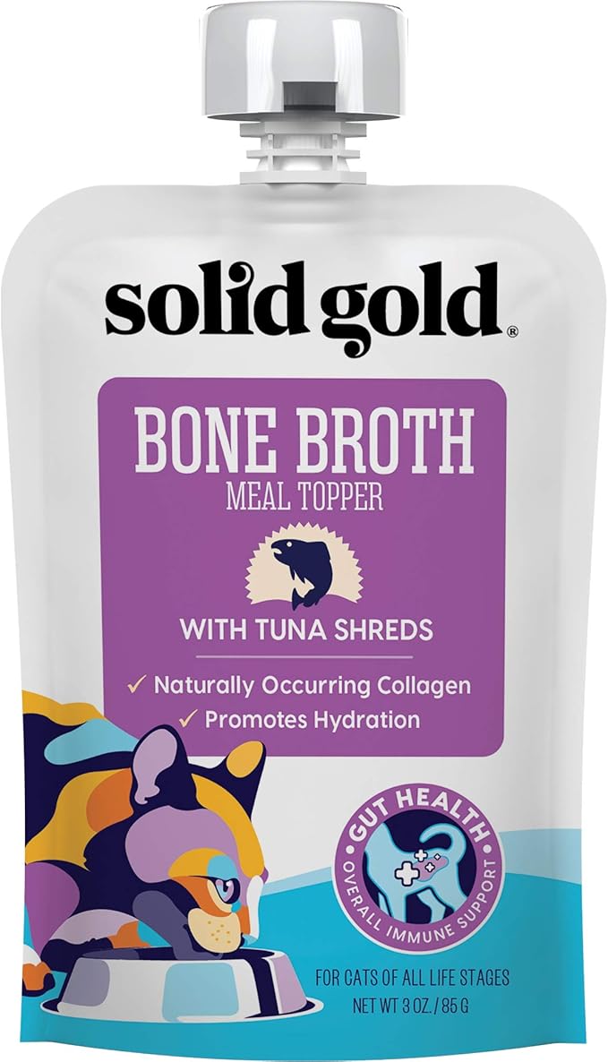 Solid Gold Cat Bone Broth with Tuna Shreds