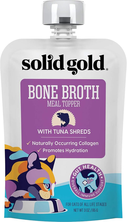 Solid Gold Cat Bone Broth with Tuna Shreds