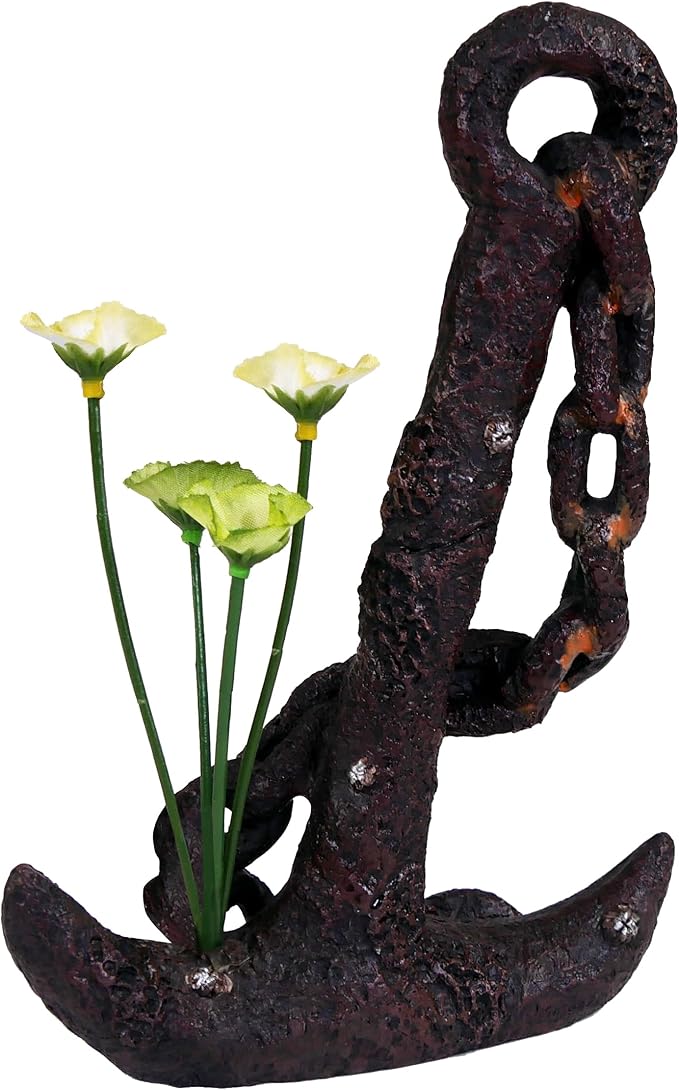 Penn-Plax Anchor with Plant Aquarium Decoration, Medium (RR801)