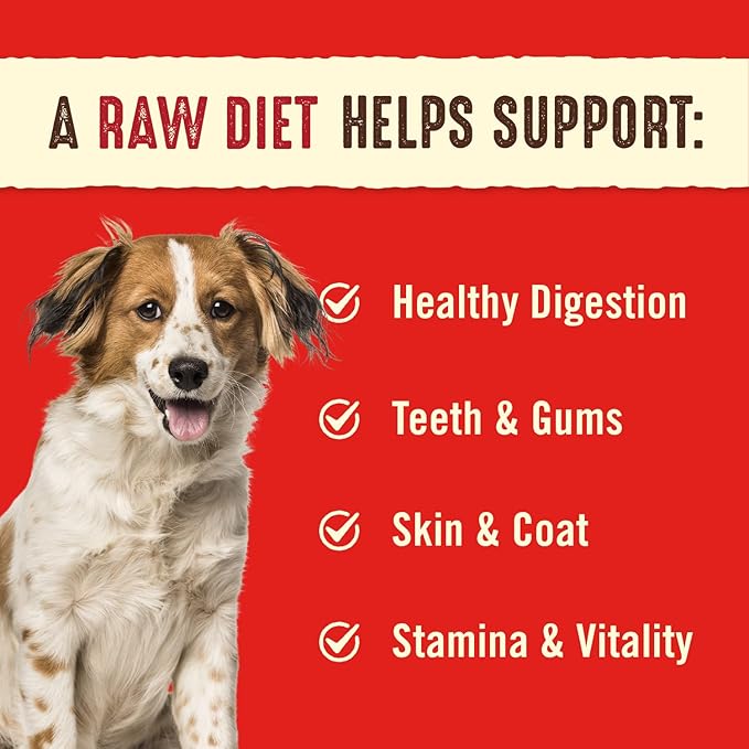 Stella & Chewy's Freeze Dried Raw Dinner Patties – Grain Free Dog Food, Protein Rich Remarkable Red Meat Recipe – 14 oz Bag