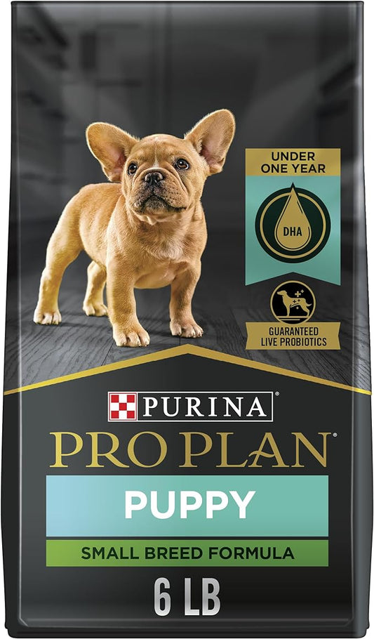 Purina Pro Plan High Protein Small Breed Puppy Food DHA Chicken & Rice Formula - 6 lb. Bag