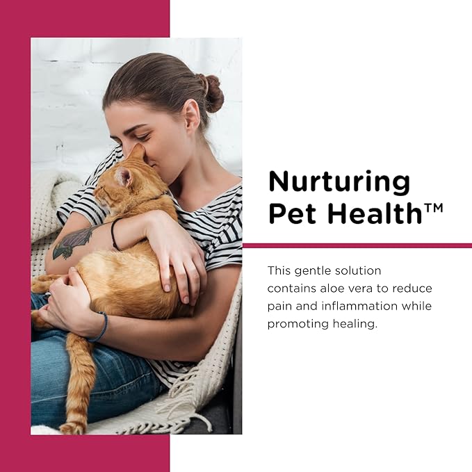 Nutri-Vet Antimicrobial Wound Spray for Cats | Helps Promote Healing and Reduce Pain | 4oz