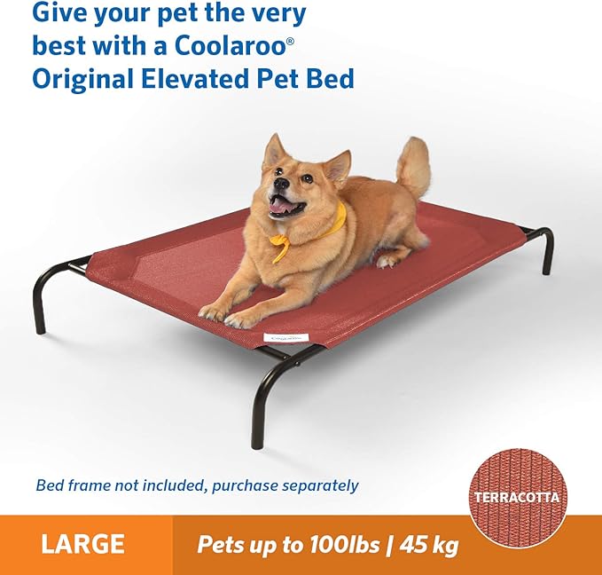 Original Pet Bed Replacement Cover - Terracotta - Large (43.5" x 31.5")