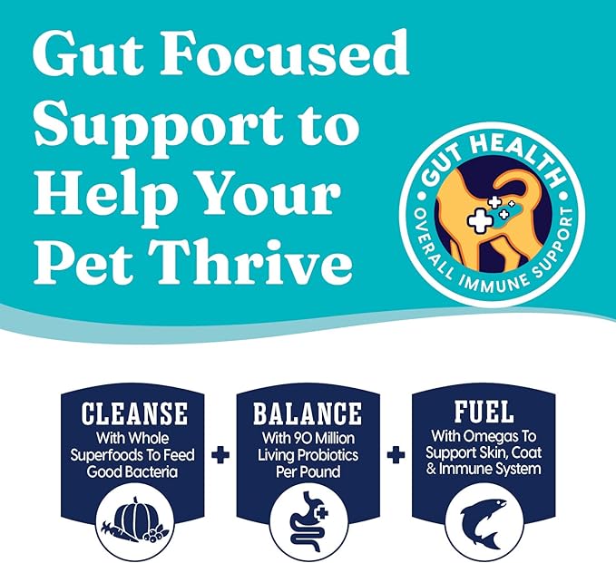 Solid Gold Hund N Flocken - Dry Dog Food w/Lamb, Rice & Pearled Barley - Digestive Probiotics for Dogs - Gut Health & Immune Support - Omega 3, Superfoods & Antioxidants - 24 LB