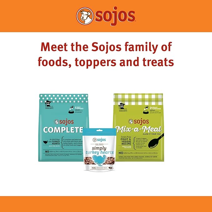 Sojos Complete Lamb Recipe Adult Grain-Free Freeze-Dried Raw Dog Food, 1.75 Pound Bag