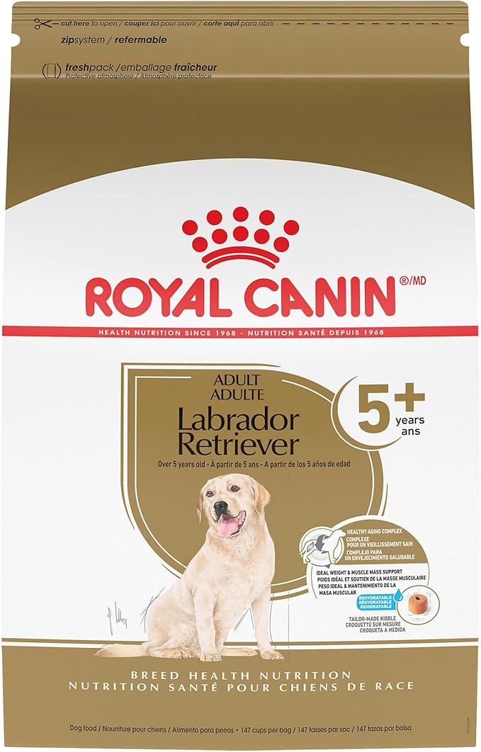 Royal Canin BHN Labrador Retriever Adult 5+ Dry Dog Food, 28 lb Bag