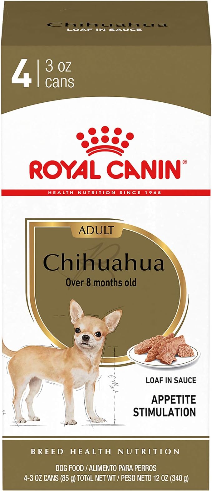 Royal Canin Chihuahua Adult Breed Specific Wet Dog Food, 3 oz. can