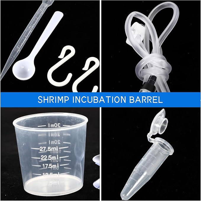 FRCOLOR 2 Sets Incubator Artemia Shrimp Brine Shrimp Hatchery Breeding Tanks for Fish Vessel Tools Artemia Eggs Hatchery Fish Hatchery Fish Tank Aquarium Plastic Shrimp Eggs