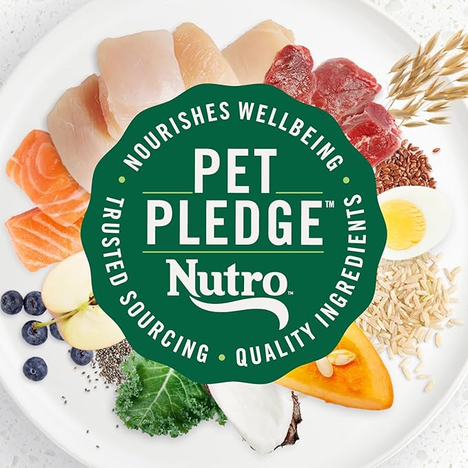 Nutro Ultra Adult Small Breed Dry Dog Food, Chicken, Lamb and Salmon Protein Trio, 3.5 lb. Bag