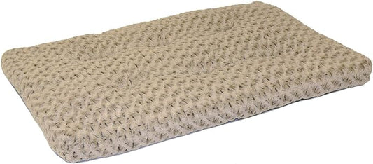 MidWest Homes for Pets Deluxe Dog Beds | Super Plush Dog & Cat Beds Ideal for Dog Crates | Machine Wash & Dryer Friendly, 1-Year Warranty, Mocha, 46.0" L x 28.0" W x 3.0" Th