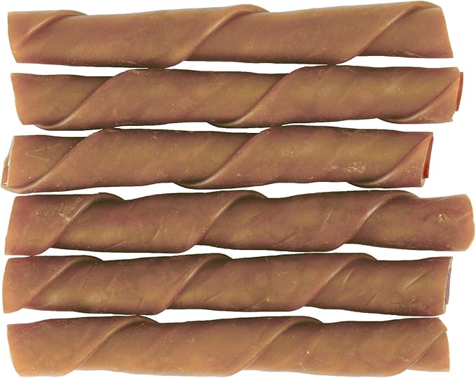 Smartbones Stuffed Twistz with Peanut Butter 6 Count, Rawhide-Free Chews for Dogs, No Artificial Preservatives or Flavors Added (SBST-00300)