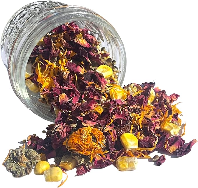 Snout & Shell -Rose Gold, Flower, Seed & Grain Hermit Crab Food 39g, Multicolor, 1.34 Ounce (Pack of 1)