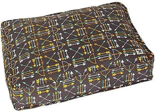 Molly Mutt Medium to Large Dog Bed Cover - Lion’s Roar Print - Measures 27”X36”X5’’ - 100% Cotton - Durable - Breathable - Sustainable - Machine Washable Dog Bed Cover