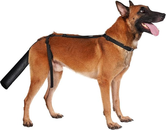 BARKLESS Dog Tail Protector, Dog Tail Guard for Medium Large Dogs, Adjustable Dog Tail Cover to Prevents Licking Wounds, Breathable Tail End Bag for Happy Tail Syndrome Recovery