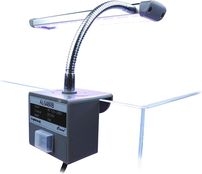 Finnex FugeRay Planted+ Aquarium LED Light Plus Moonlights, Cliplight, Silver