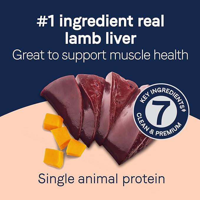 CANIDAE Pure Dog Treat Biscuits with Lamb Liver & Butternut Squash, 11 oz, Grain Free