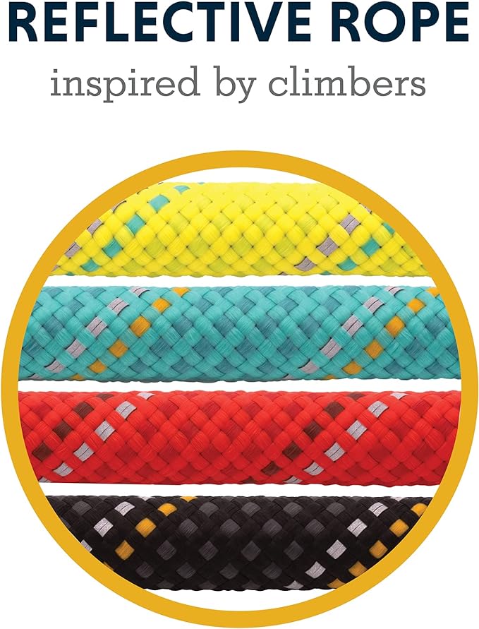 Ruffwear, Just-a-Cinch Dog Leash, 2-in-1 Lead Collar Combination, Obsidian Black