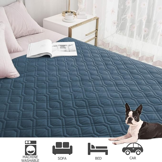 Ameritex Waterproof Dog Bed Cover Pet Blanket for Furniture Bed Couch Sofa Reversible