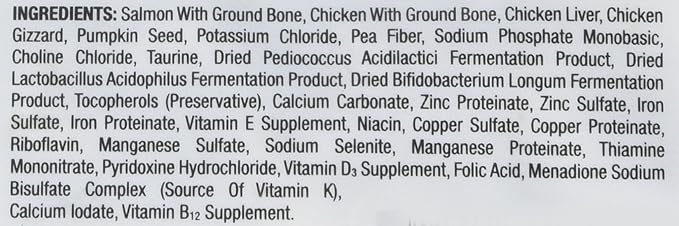 Stella & Chewy's Freeze-Dried Raw Cat Dinner Morsels – Grain Free, Protein Rich Cat & Kitten Food – Yummy Lickin’ Salmon & Chicken Recipe – 3.5 oz Bag