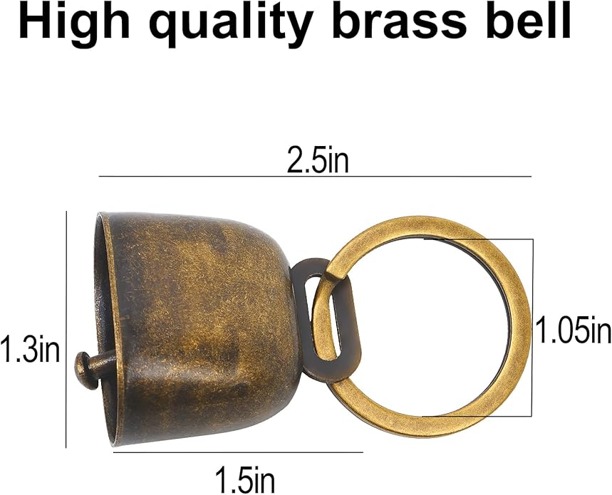 2 pack Pet Bells for Dog Collar Charms,Suitable for Pet Pendant Accessories Decorative Bells Dog ，Charm Pet Pendant Accessories withAnti Lost Training Bells for Collars
