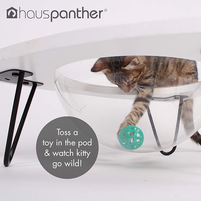 Hauspanther Tripod - Cat Lounge Pod, White