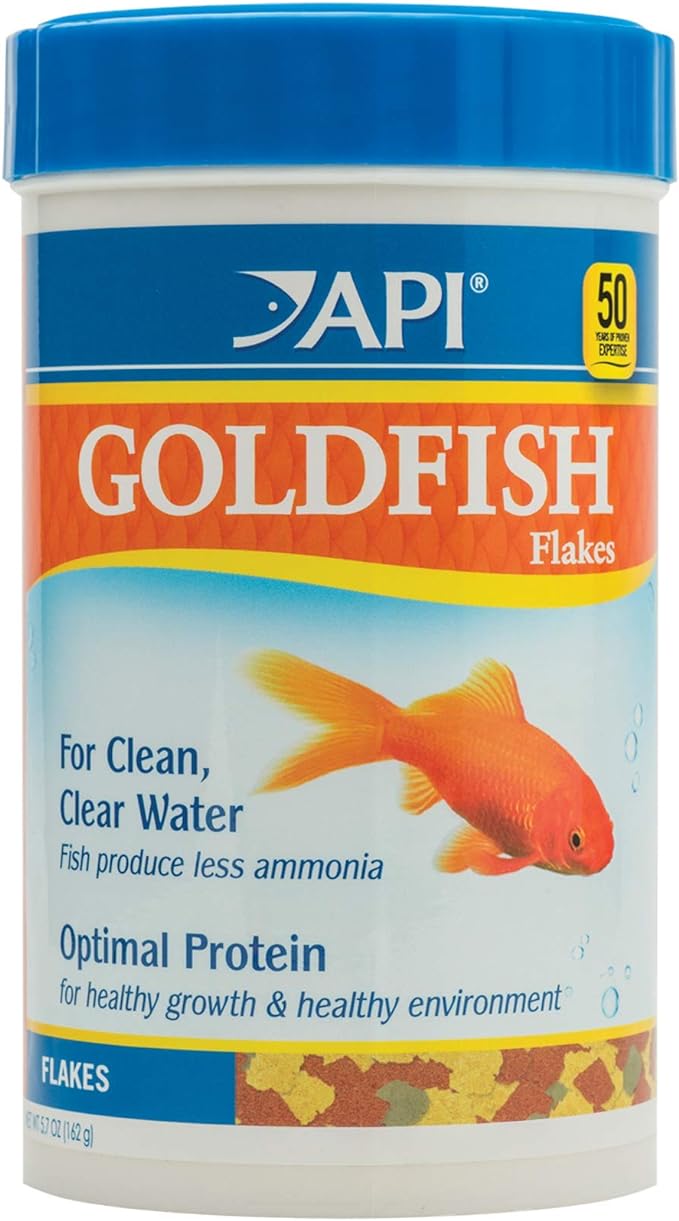 API GOLDFISH FLAKES Fish Food 5.7-Ounce Container