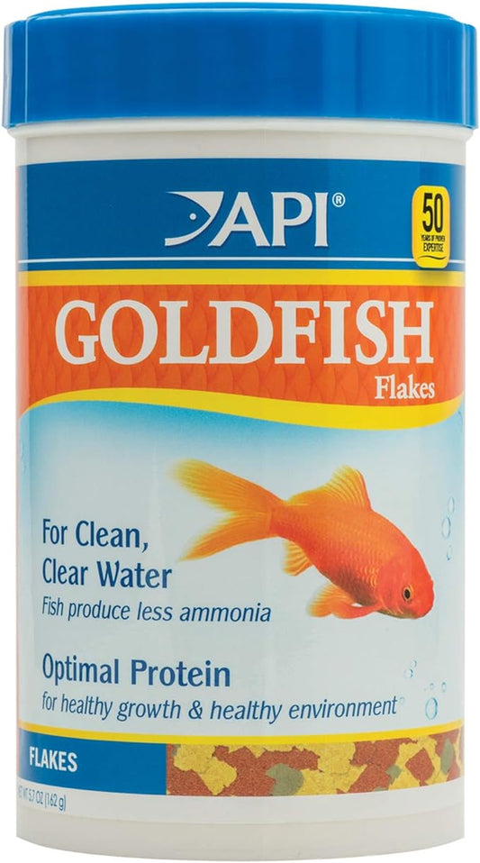 API GOLDFISH FLAKES Fish Food 5.7-Ounce Container