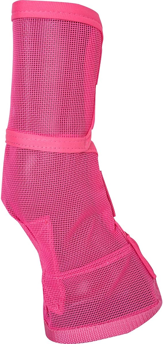 Cashel Crusader Leg Guard Fly Boots, Pink, Horse