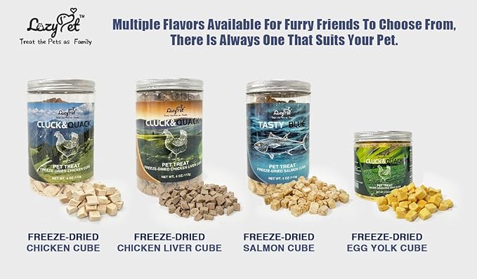 Freeze Dried Chicken Training Treats Raw Single Ingredient Cat Treats, Solve Pet's Picky Eating Problem (Chicken)