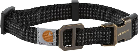 Carhartt Dog Collar Black/Brushed Brass, Large