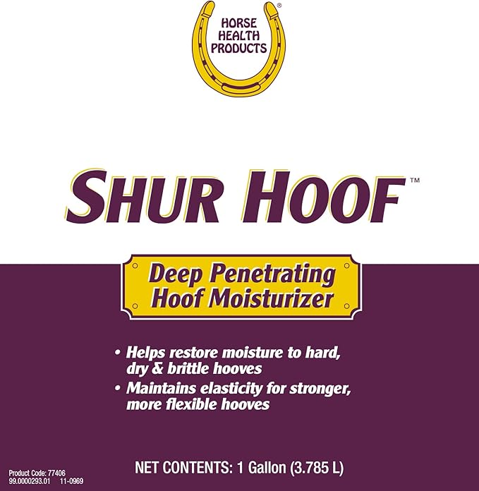 Farnam Horse Health Shur Hoof Deep-Penetrating Hoof Moisturizer, 1 gallon