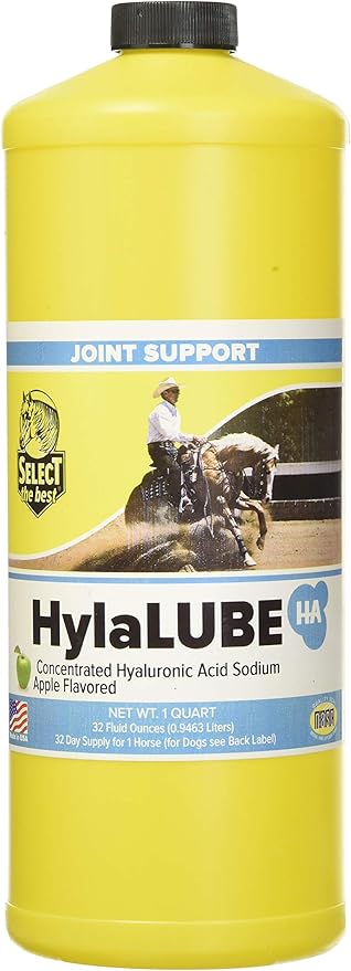 HylaLube, 1 Quart, Concentrated Hyaluronic Acid Sodium Animal Joint Support Supplement