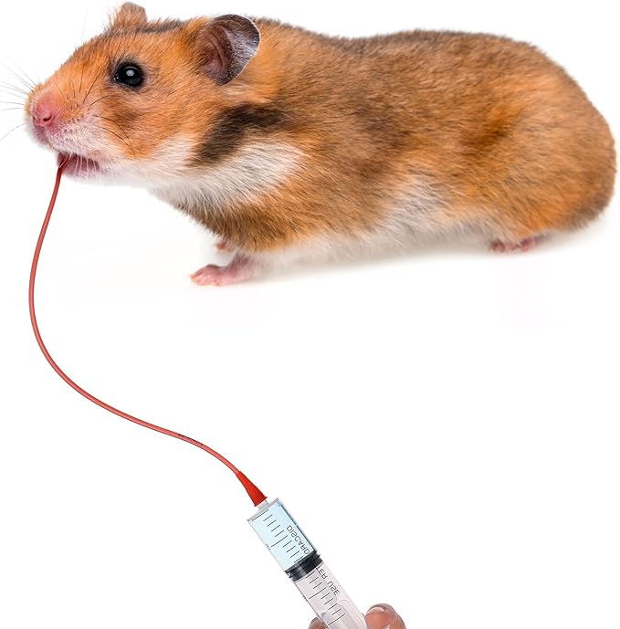 10 Pack Puppy Kitten Feeding Tube Kit Include 5 Pack 8 FR Red Rubber Puppy Feeding Tube and 5 Pack Clear Kitten Feeding Syringe 5 ML 10 ML 20 ML 30 ML 60 ML for Feeding Goat Kitten Puppy Small Animals