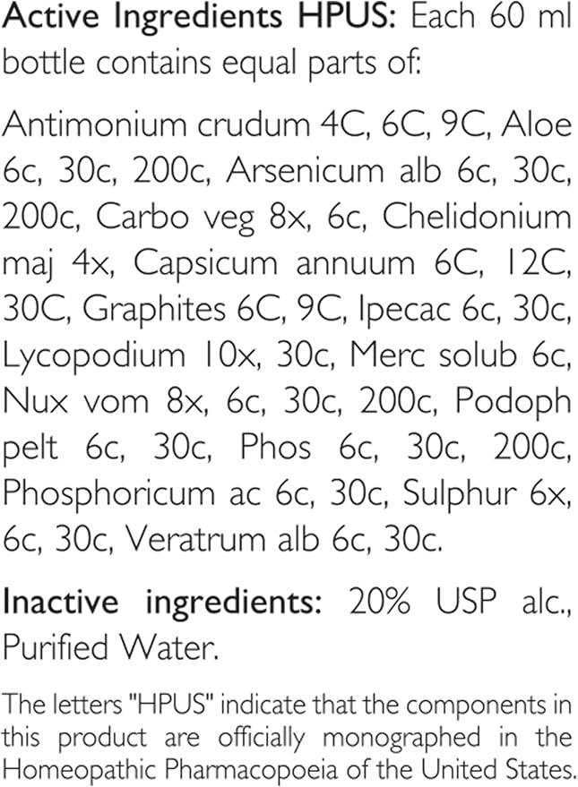 Digestive Care for Dogs, Natural Constipation Relief for Dogs and Puppies & Support for Diarrhea, Bloating, Bad Breath, Vomiting, Lack of Appetite, 60 Milliliters