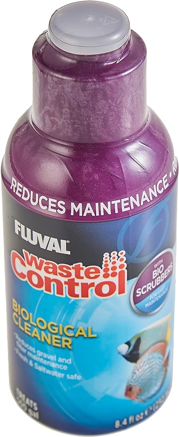 Fluval Waste Control Biological Cleaner, Aquarium Water Treatment, 8.4 Oz., A8355