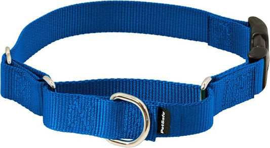 PetSafe Martingale Dog Collar with Quick-Snap Buckle - Petite, 3/8 Inch, Royal Blue