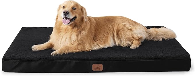 Bedsure Extra Large Dog Bed - XL Orthopedic Waterproof Dog Beds with Removable Washable Cover for Extra Large Dogs, Egg Crate Foam Pet Bed Mat, Suitable for Dogs Up to 100 lbs