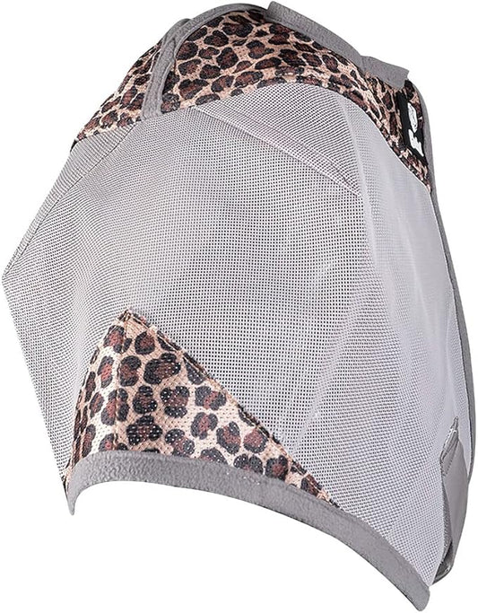 Cashel Crusader Designer Horse Fly Mask, Leopard, Yearling