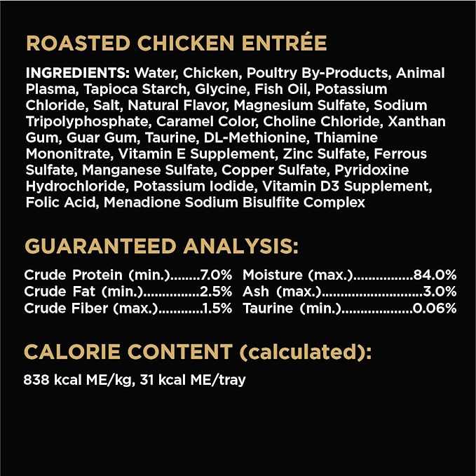 SHEBA PERFECT PORTIONS Cuts in Gravy Wet Cat Food Trays (24 Count, 48 Servings), Roasted Chicken Entrée, Easy Peel Twin-Pack Trays