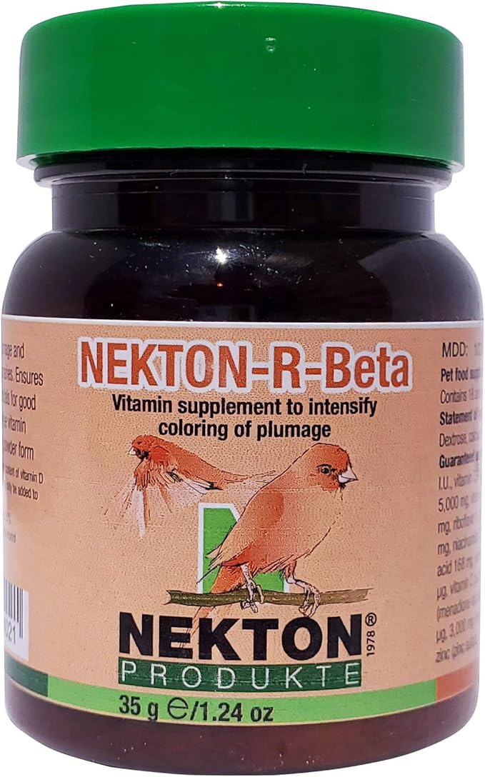 Nekton R-Beta Enhances Pink Color in Birds, 35g / 1.23oz