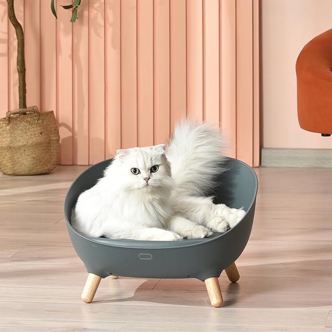 Smart Cat Cooling Sofa & Bed, APP Wireless Temperature Controlled, Quick Heating & Cooling (71℉ - 100℉), Ensures Year-Round Comfort for Cats in Winter and Summer
