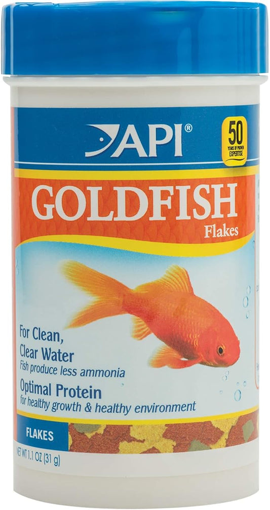 API GOLDFISH FLAKES Fish Food 1.1-Ounce Container