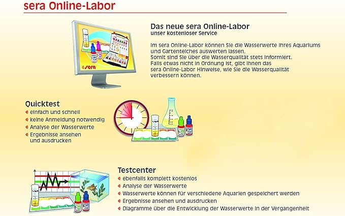 sera Oxygen-Test (O2) 15 ml, 0.5 fl.oz. Aquarium Test Kits