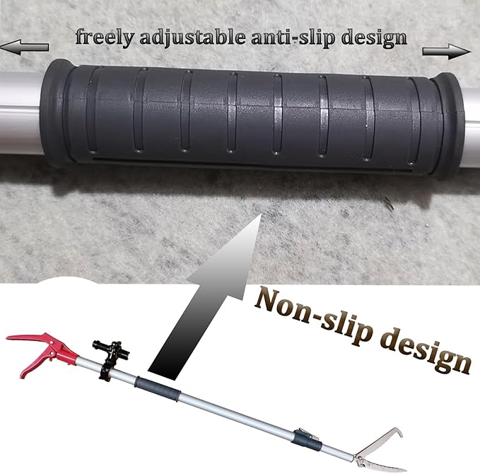 89''Telecopic Snake Tongs Professional Reptile Catcher Grabber Wide Jaw Handling Tool 2024 New Launch