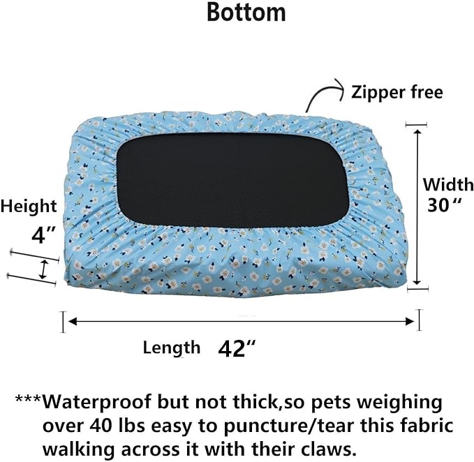 Waterproof Dog Bed Cover 42 x 30 Inch