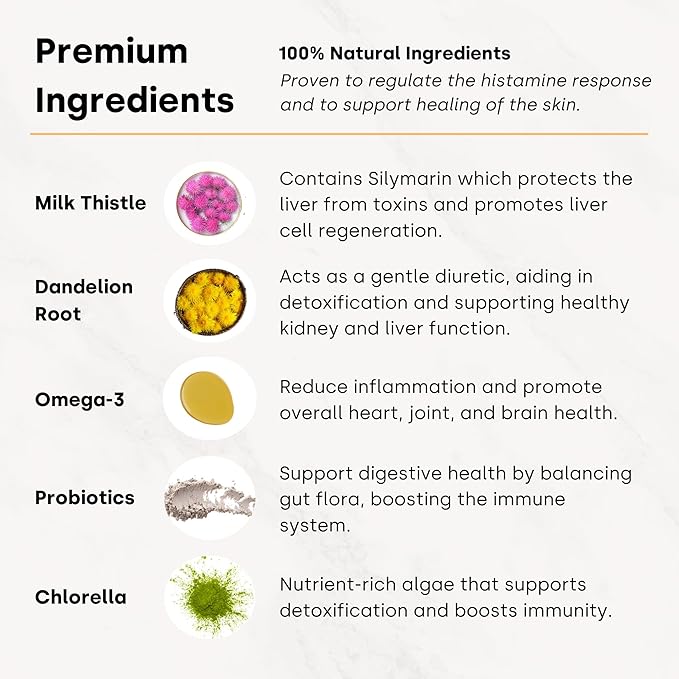 Kayode City Dog Detox - Dog Liver Supplement & Dog Anti Inflammatory. Helps Detoxify and A Natural Dog Skin Irritation Treatment. Itch Relief Dog Chews & Dog Liver Support. with Milk Thistle for Dogs