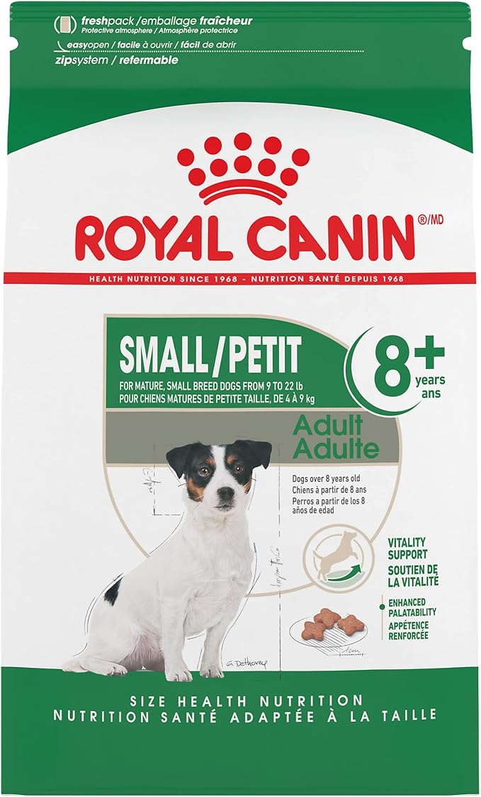 Royal Canin Small Adult 8+ Dry Dog Food, 2.5 lb bag