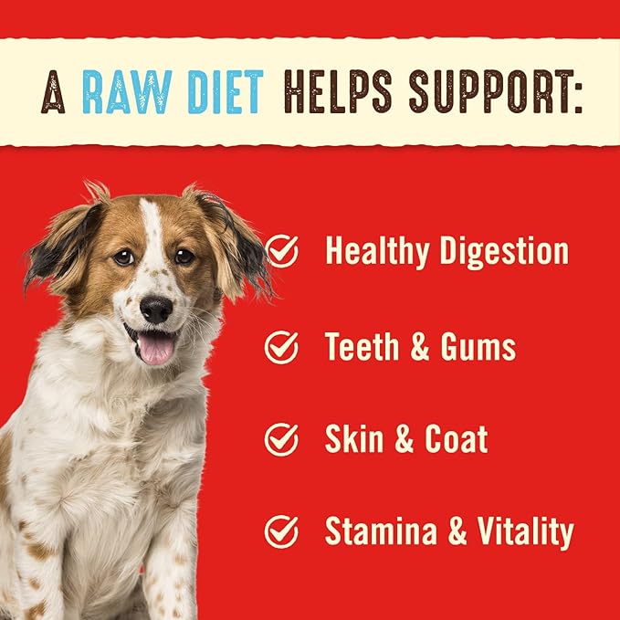 Stella & Chewy's Freeze Dried Raw Dinner Patties – Grain Free Dog Food, Protein Rich Dandy Lamb Recipe – 14 oz Bag