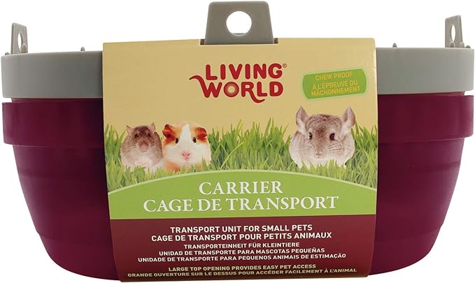 Living World – Pet Carrier for Small Pets, Large